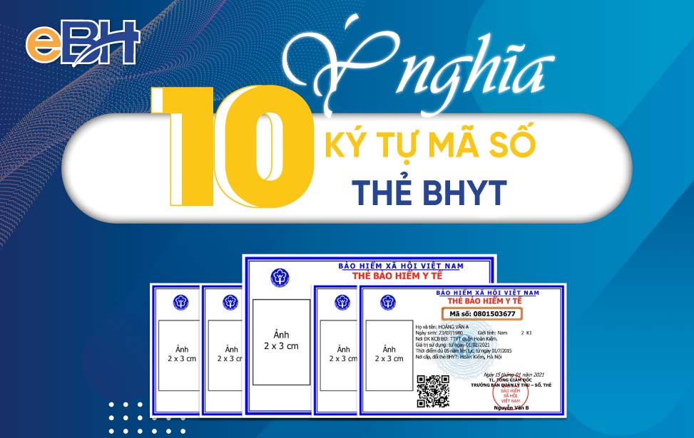 Ý nghĩa của 10 ký tự mã số thẻ BHYT trên thẻ BHYT mới.