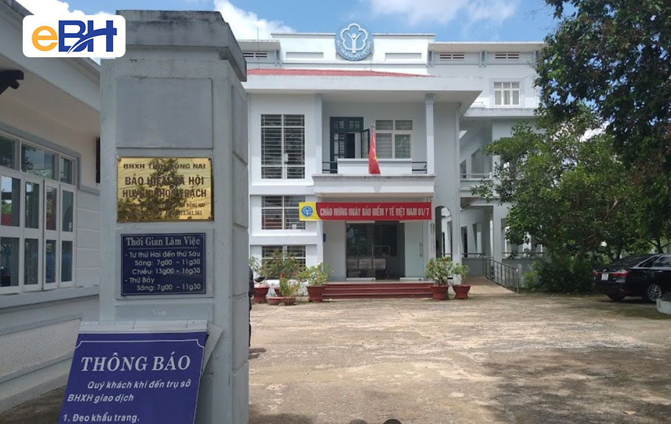 Trụ sở làm việc cơ quan BHXH huyện Nhơn Trạch