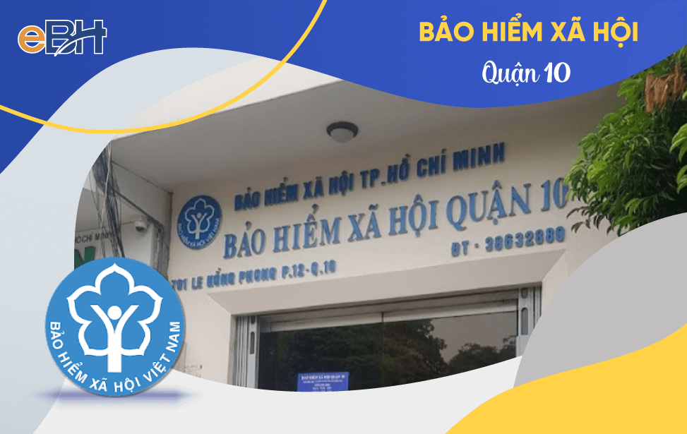 Trụ sở cơ quan Bảo hiểm xã hội Quận 10 tại thành phố Hồ Chí Minh
