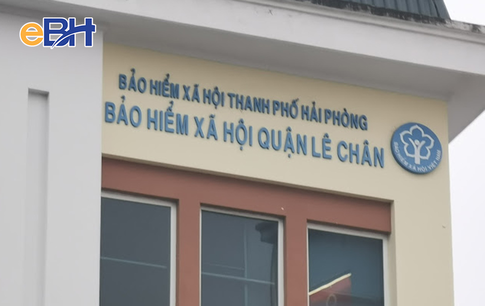 Trụ sở làm việc cơ quan BHXH quận Lê Chân