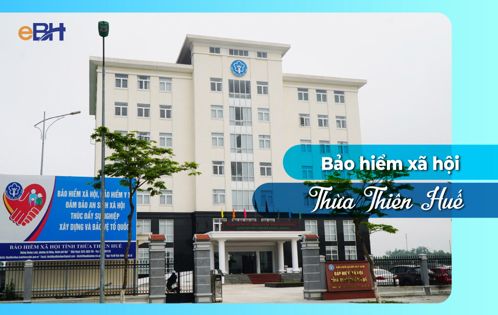 Trụ sở làm việc BHXH tỉnh Thừa Thiên Huế trên đường Hoàng Lanh