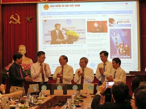 Lễ ra mắt cổng thông tin điện tử Bảo hiểm xã hội Việt Nam