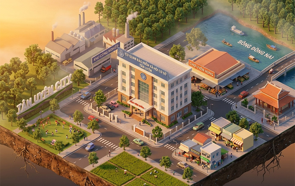 Bảo hiểm xã hội cơ sở Tân Uyên: Thông tin liên hệ và địa bàn quản lý