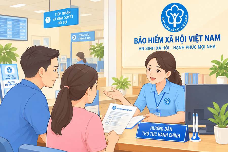 Danh mục 24 thủ tục hành chính của BHXH Việt Nam mới nhất