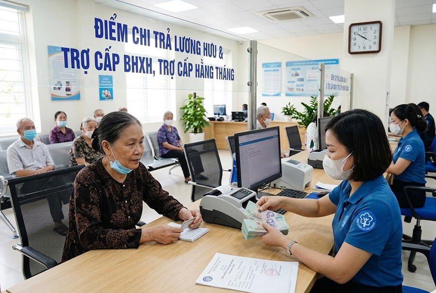 Đề xuất tăng lương hưu, trợ cấp bảo hiểm xã hội, trợ cấp hằng tháng từ 1/7/2026