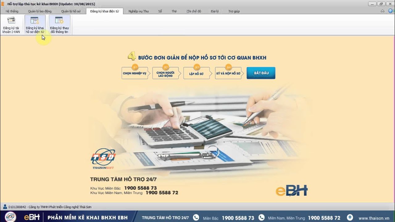 Hướng dẫn đăng ký IVAN hồ sơ BHXH điện tử qua phần mềm eBH