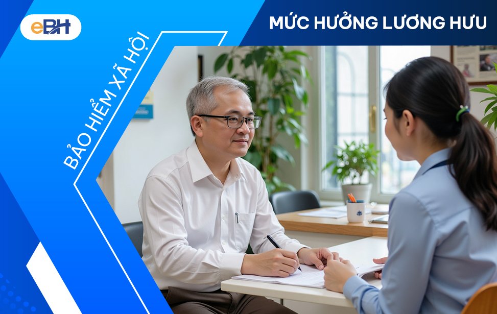 Mức hưởng lương hưu bảo hiểm xã hội năm 2025