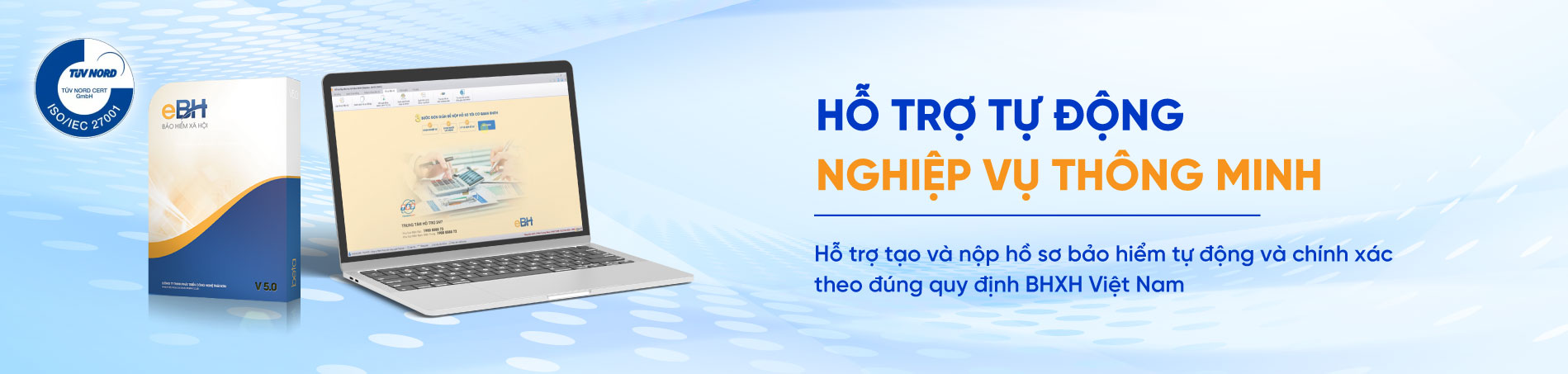Hỗ trợ tạo và lập hồ sơ tự động theo đúng quy định của BHXH Việt Nam