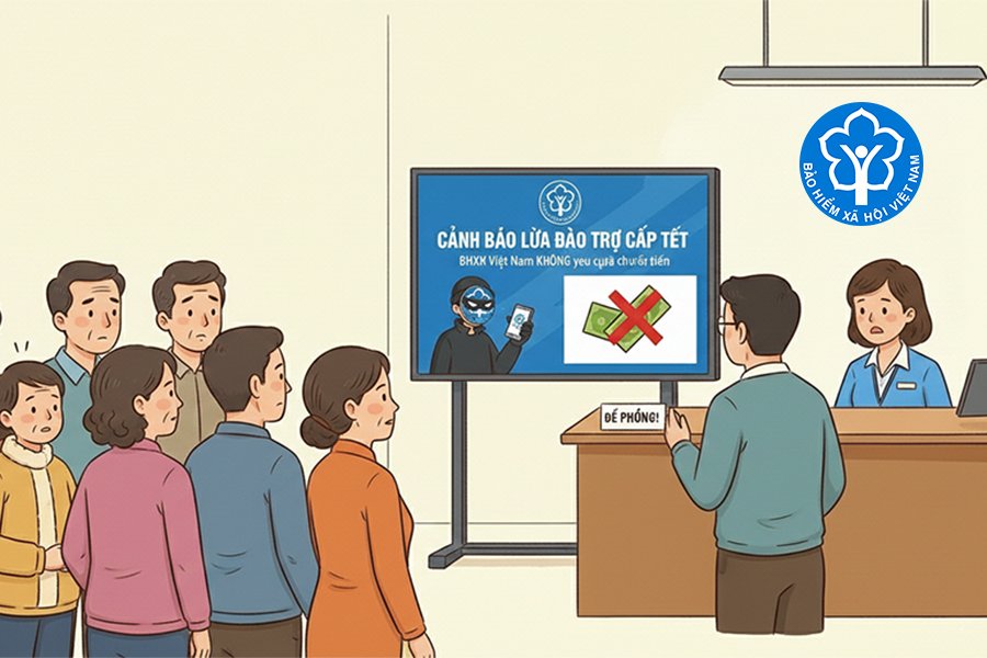 Cảnh báo mạo danh chính sách BHXH lừa đảo dịp cận Tết: Người dân cần đặc biệt cảnh giác