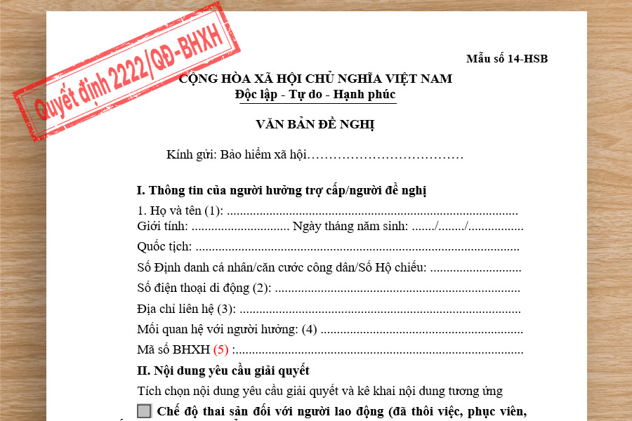 Mẫu số 14-HSB là gì? Biểu mẫu mới nhất từ ngày 29/7/2025