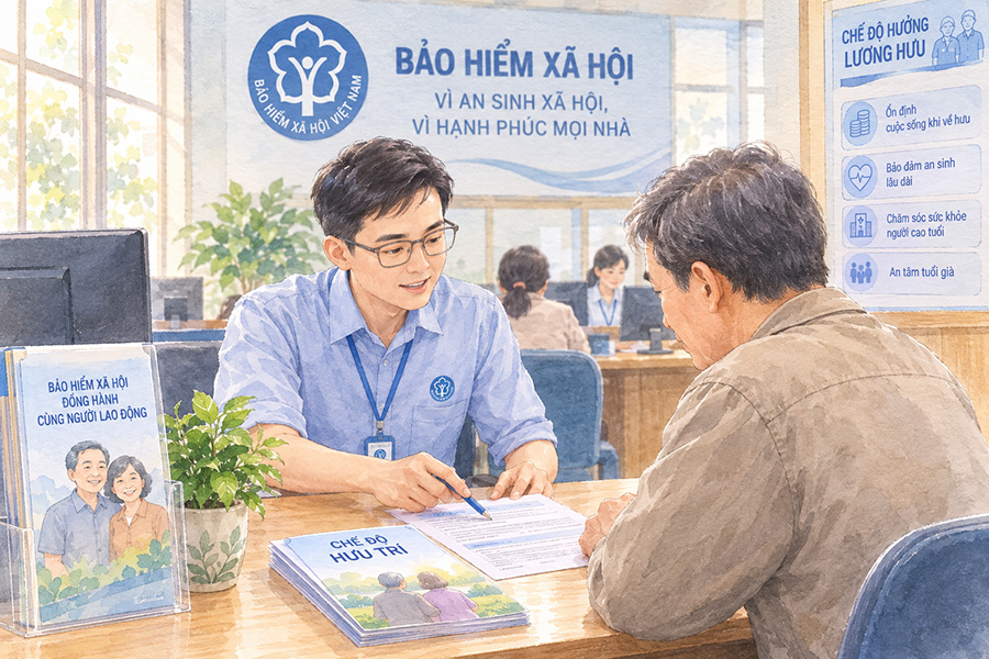 Nghỉ hưu trước tuổi hưởng nguyên lương: Trường hợp không bị giảm tỷ lệ hưởng theo Luật BHXH 2024