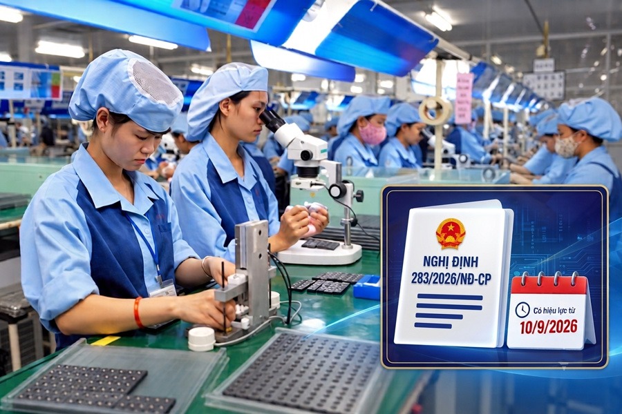 Nghị định 283/2026/NĐ-CP: Xử phạt vi phạm hành chính lĩnh vực lao động, BHXH có hiệu lực từ 10/9/2026
