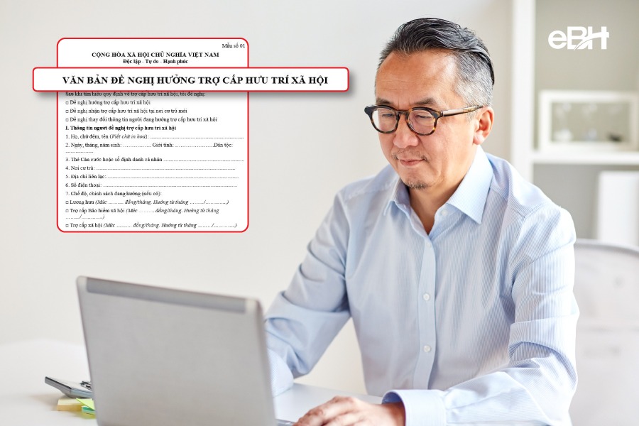 Mẫu đơn đề nghỉ hưởng trợ cấp hưu trí xã hội mới nhất 2026