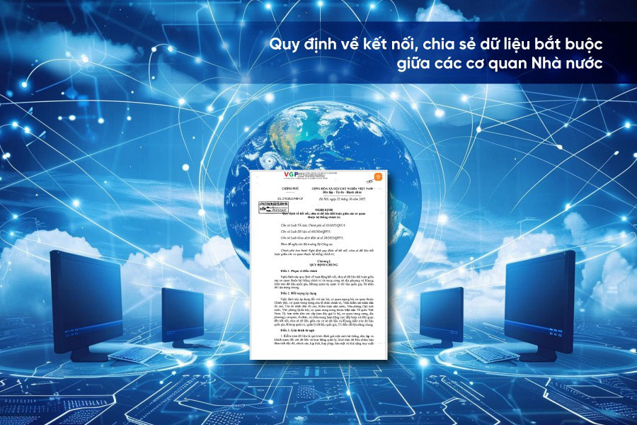 Quy định mới về kết nối, chia sẻ dữ liệu bắt buộc giữa các cơ quan Nhà nước