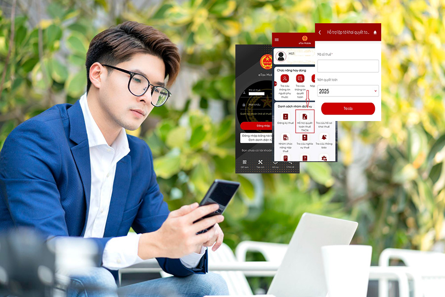 06 bước quyết toán thuế TNCN trên eTax Mobile mới nhất 2026