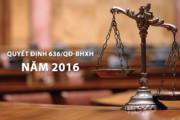 Quyết định số 636/QĐ-BHXH quy định hồ sơ và quy trình giải quyết hưởng chế độ BHXH