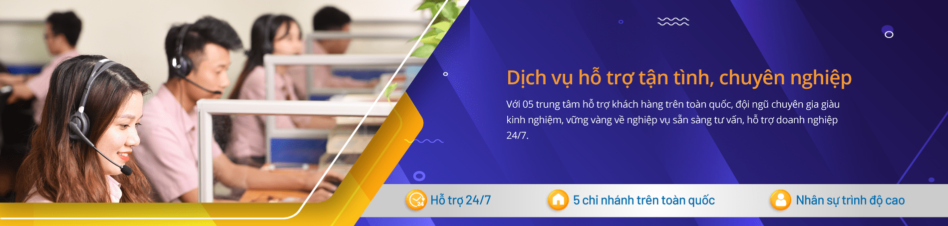 Dịch vụ tư vấn, hỗ trợ 24/7